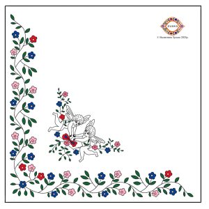 Схема хустки «Янголи чудяться»