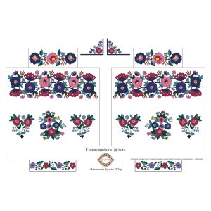 Схема сорочки «Грудки»